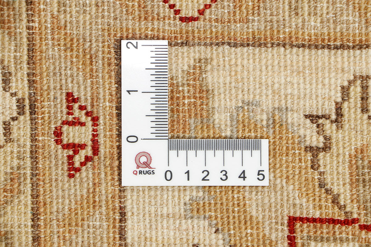 Ziegler Persian Hand Knotted Wool Rug Ivory 10' x 14'