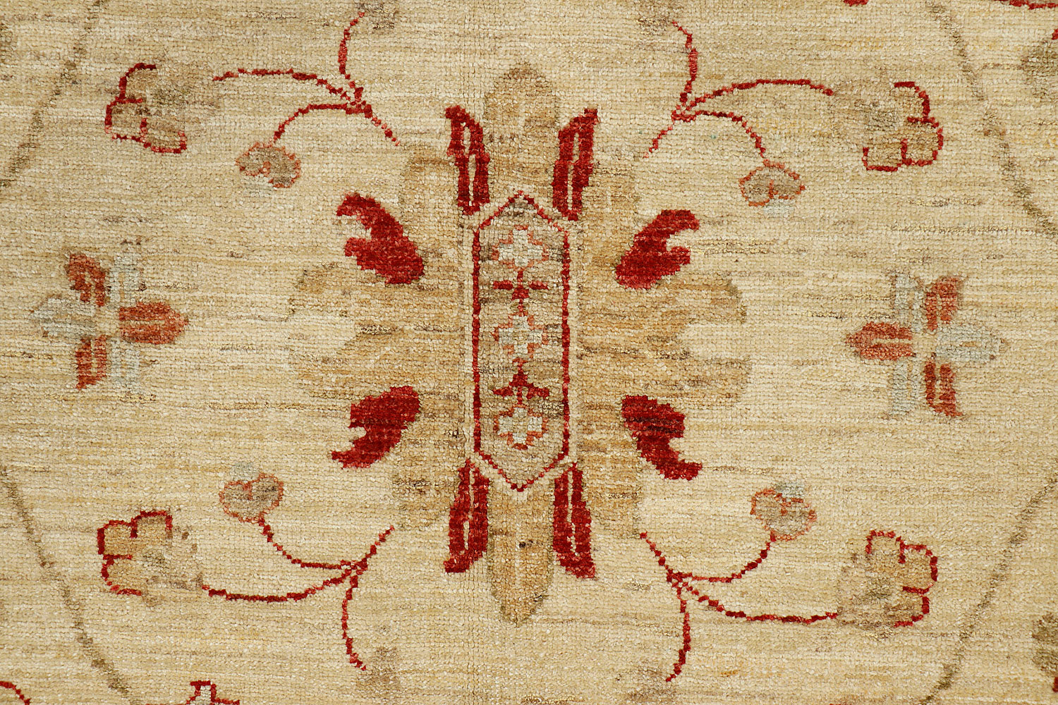 Ziegler Persian Hand Knotted Wool Rug Ivory 8' x 11'6"