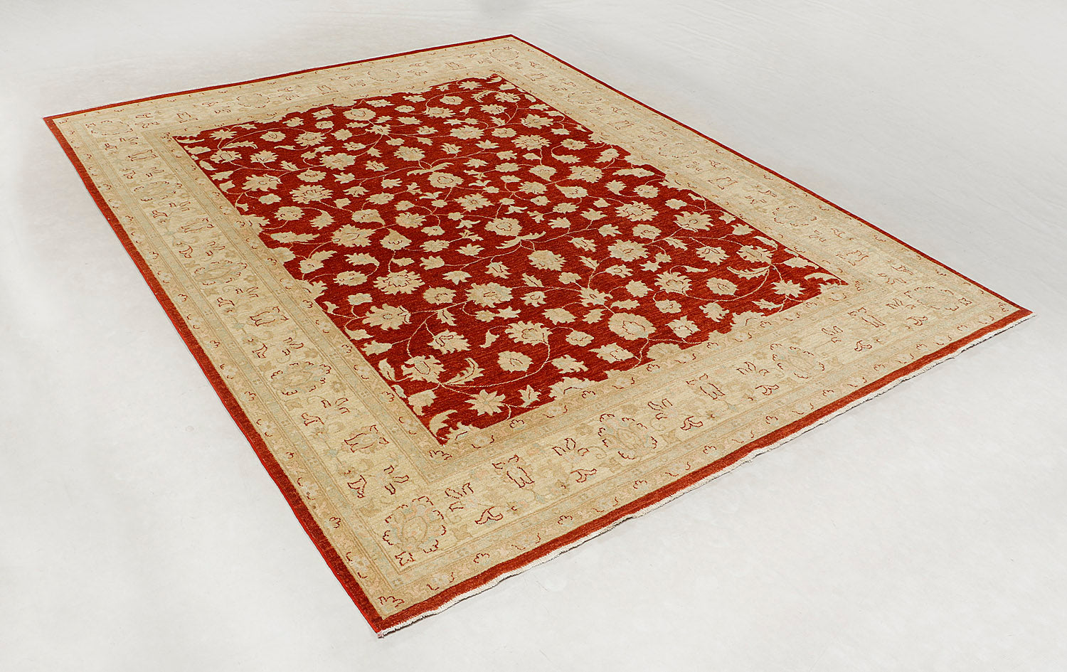 Ziegler Persian Hand Knotted Wool Rug Red 8' x 10'