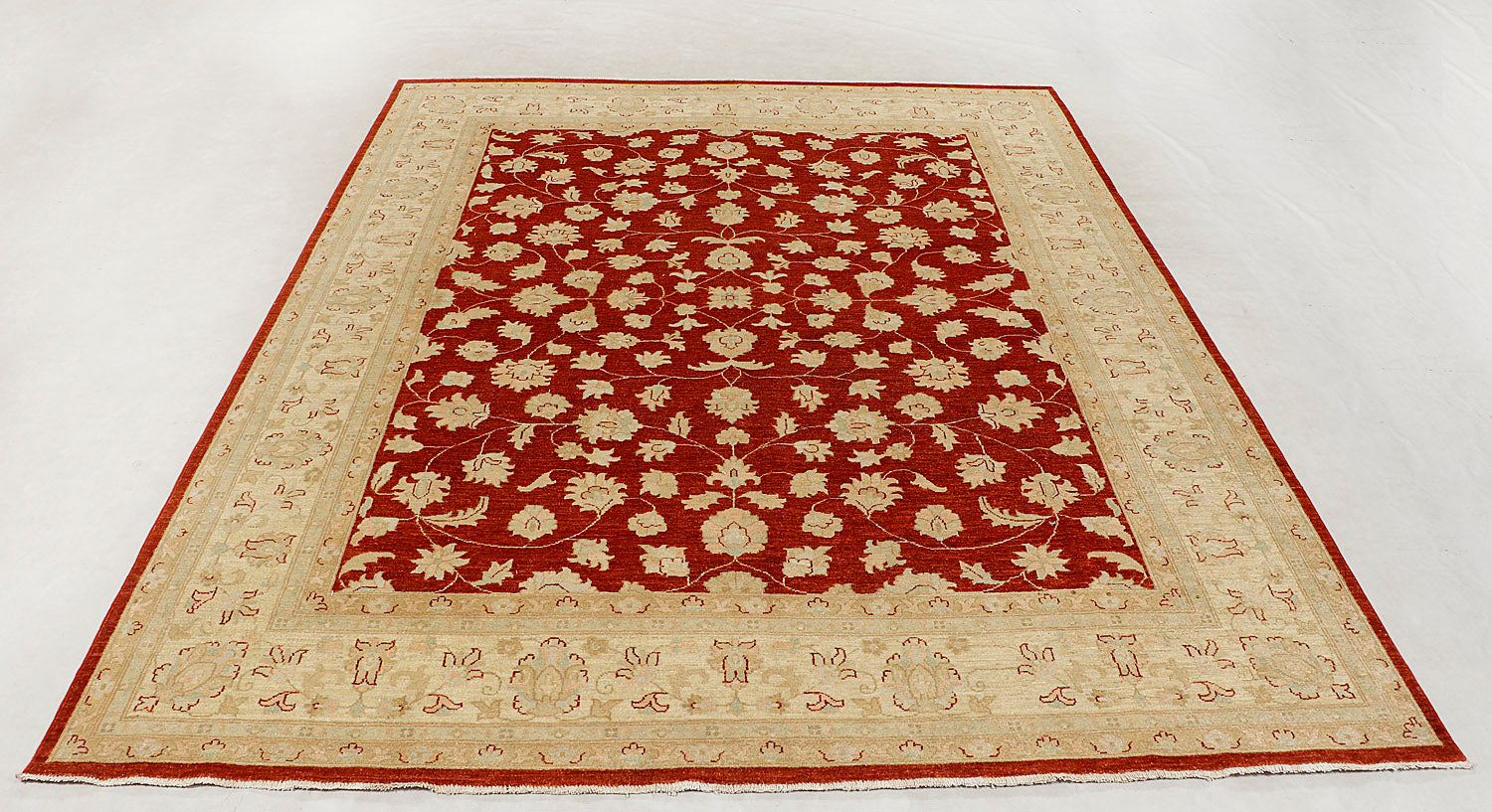 Ziegler Persian Hand Knotted Wool Rug Red 8' x 10'