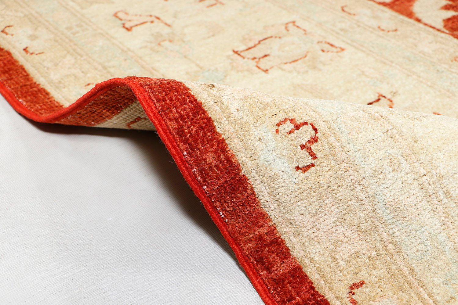 Ziegler Persian Hand Knotted Wool Rug Red 8' x 10'