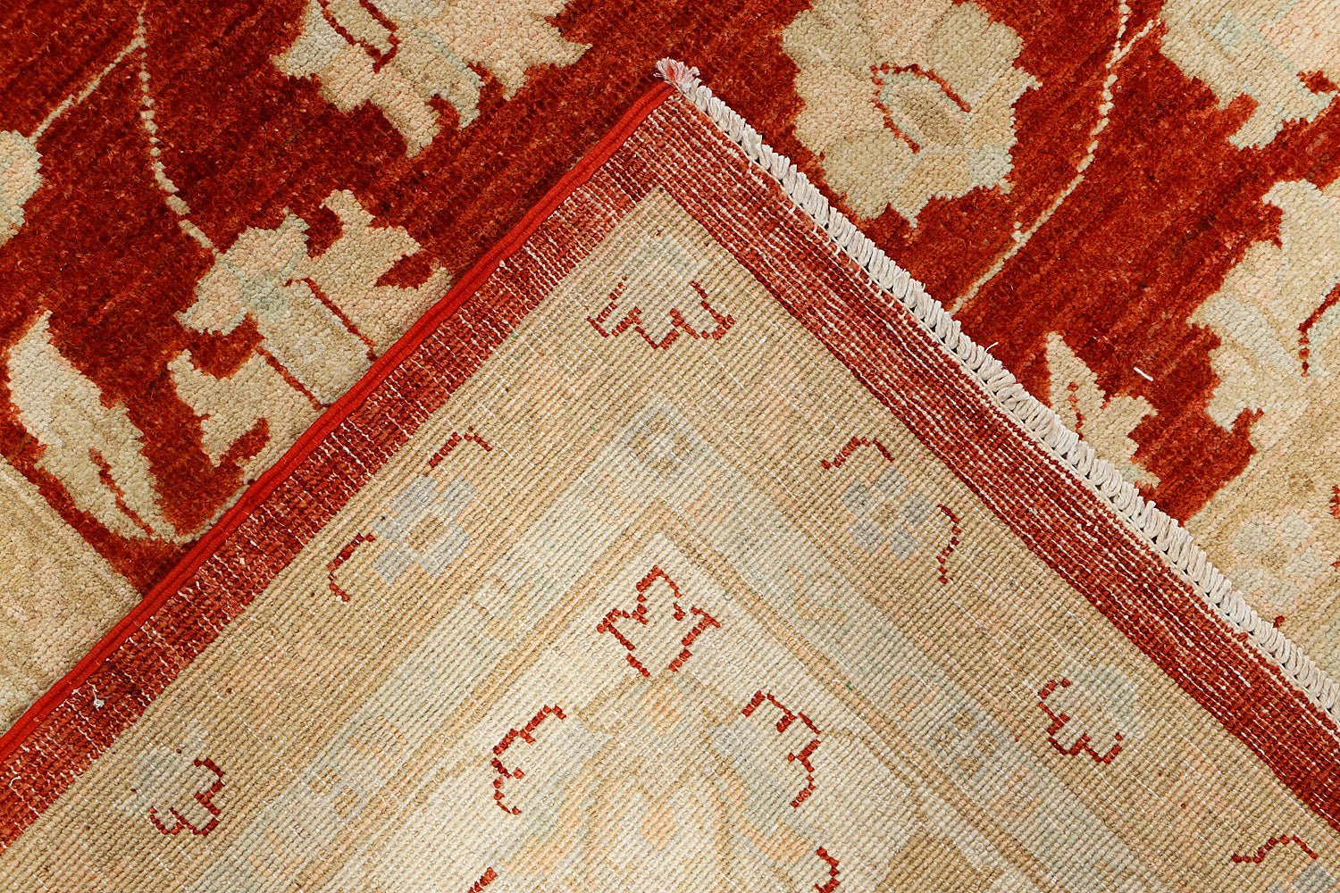 Ziegler Persian Hand Knotted Wool Rug Red 8' x 10'