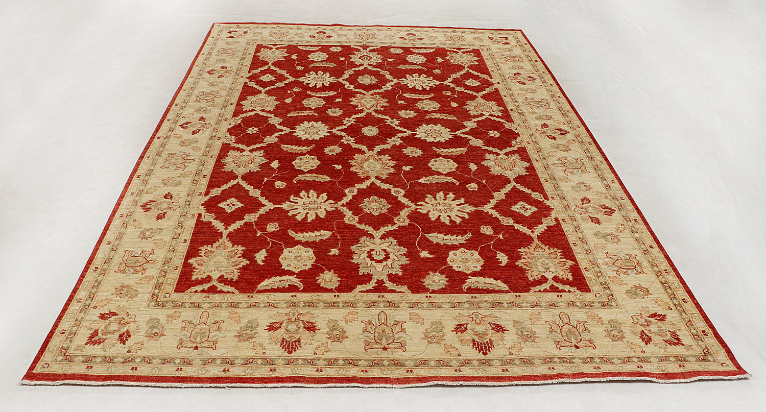 Ziegler Persian Hand Knotted Wool Rug Red 9' x 12'