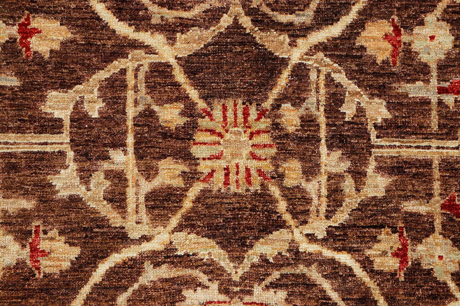 Ziegler Persian Hand Knotted Wool Rug Brown 8' x 10'