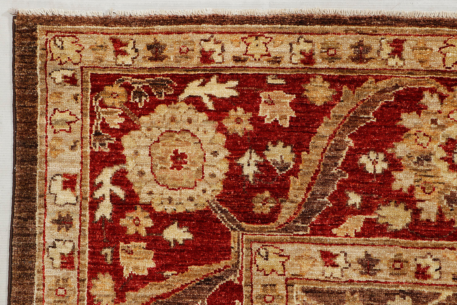 Ziegler Persian Hand Knotted Wool Rug Brown 8' x 10'