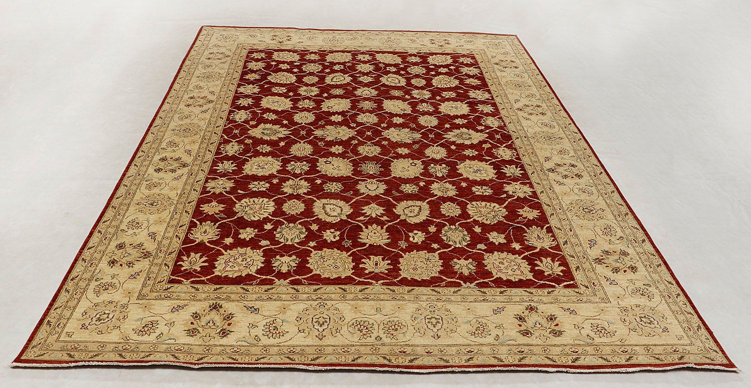 Ziegler Persian Hand Knotted Wool Rug Red 8' x 11'6"