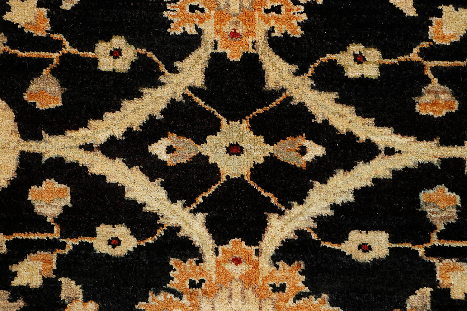 Ziegler Persian Hand Knotted Wool Rug Black