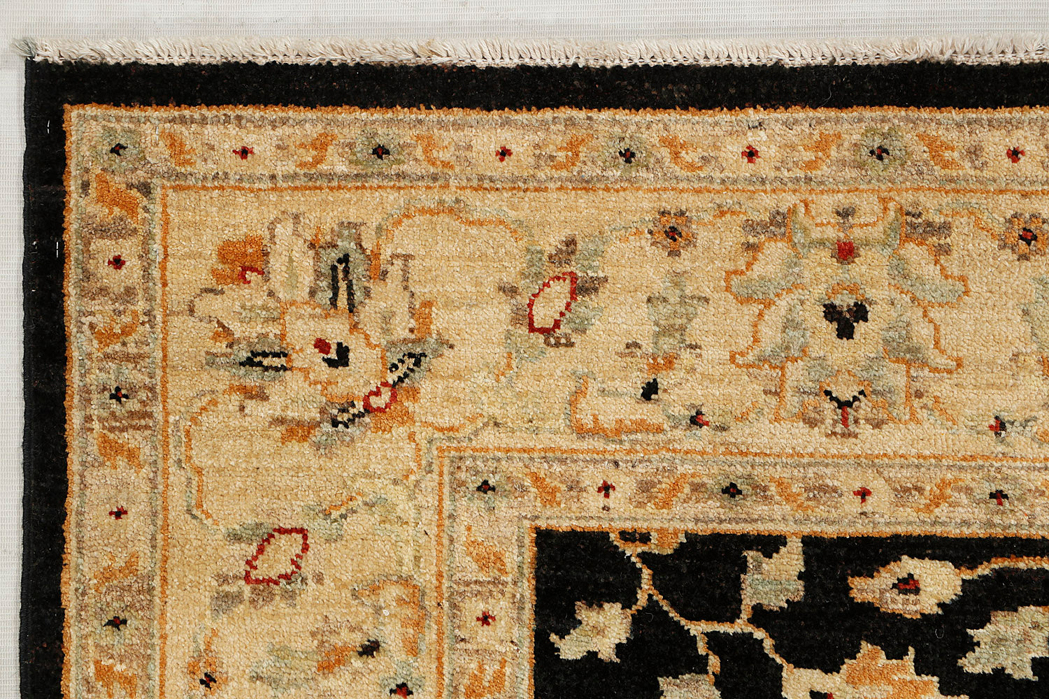 Ziegler Persian Hand Knotted Wool Rug Black