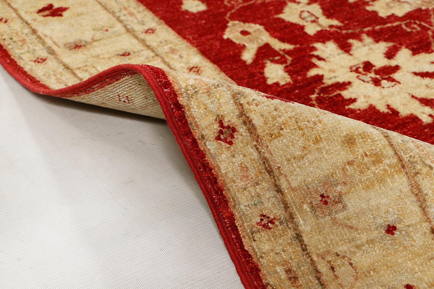 Ziegler Persian Hand Knotted Wool Rug Red 3' x 5'
