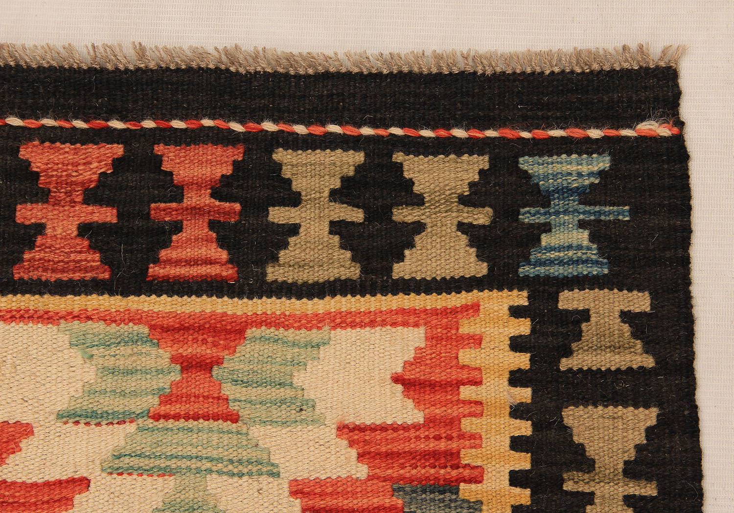 3' X 8'  Multy Handmade Veggie Dye Kilim Rug Runner