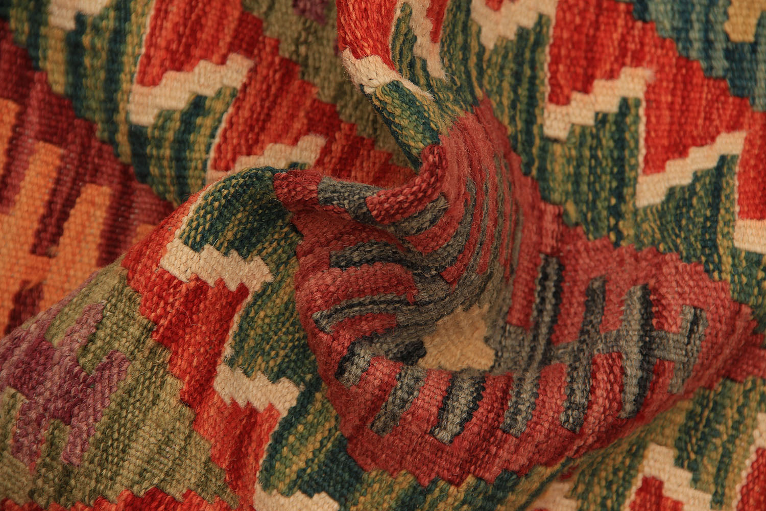 3' X 8'  Multy Handmade Veggie Dye Kilim Rug Runner