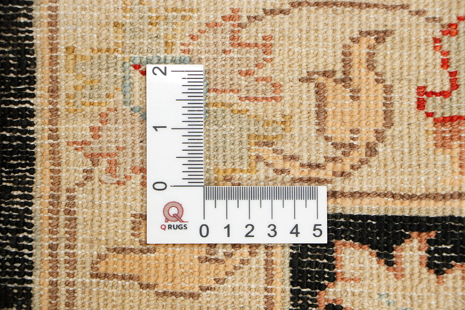 Ziegler Persian Hand Knotted Wool Runner Black 3' x 8'