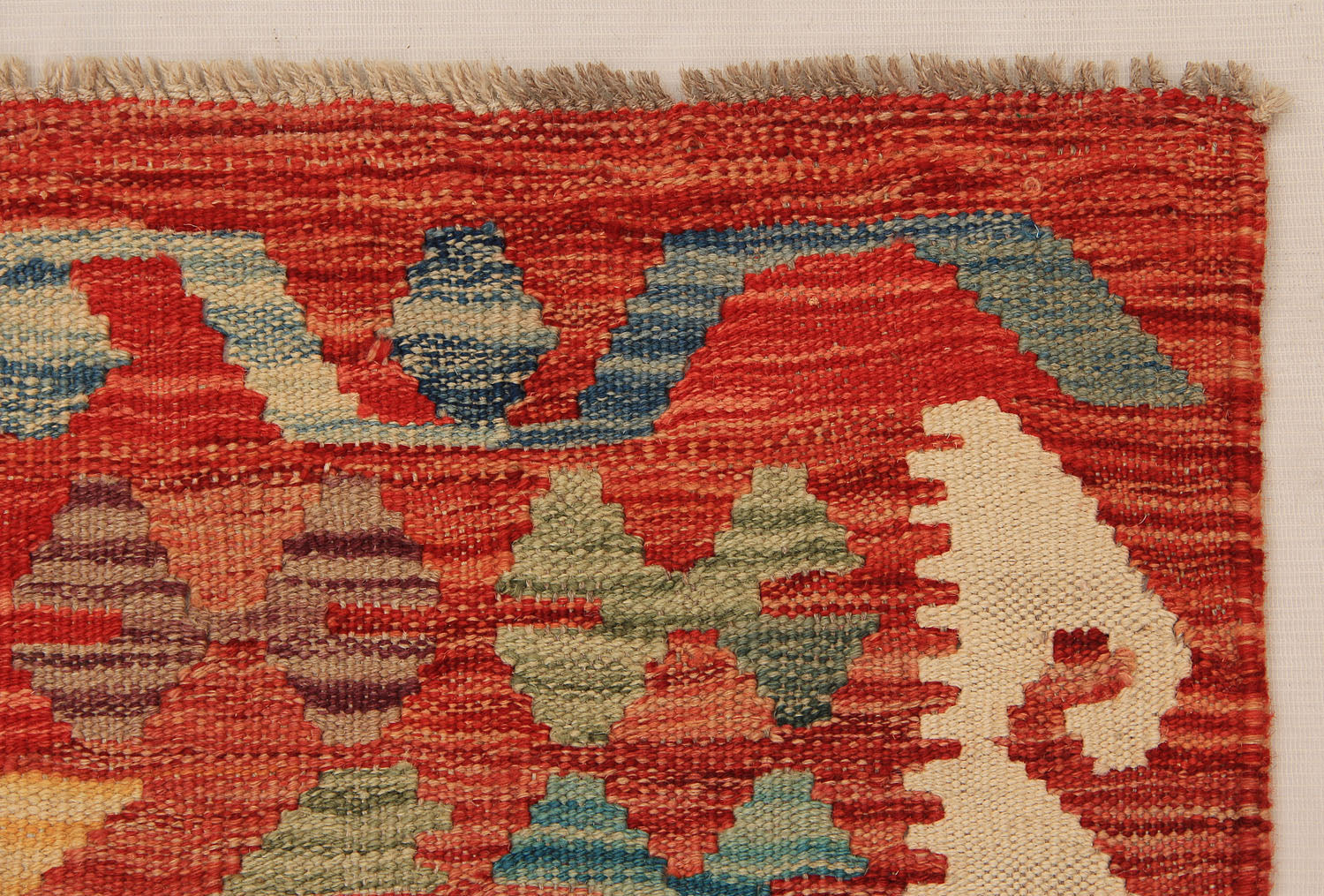 3' X 8'  Multy Handmade Veggie Dye Kilim Rug Runner