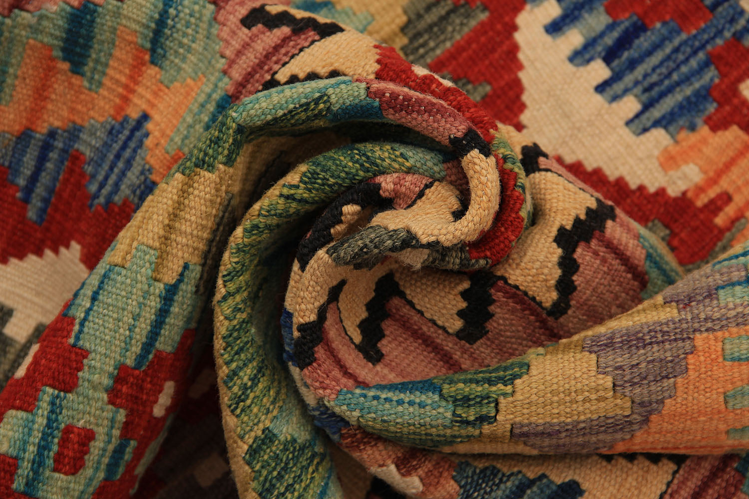 3' X 8'  Multy Handmade Veggie Dye Kilim Rug Runner
