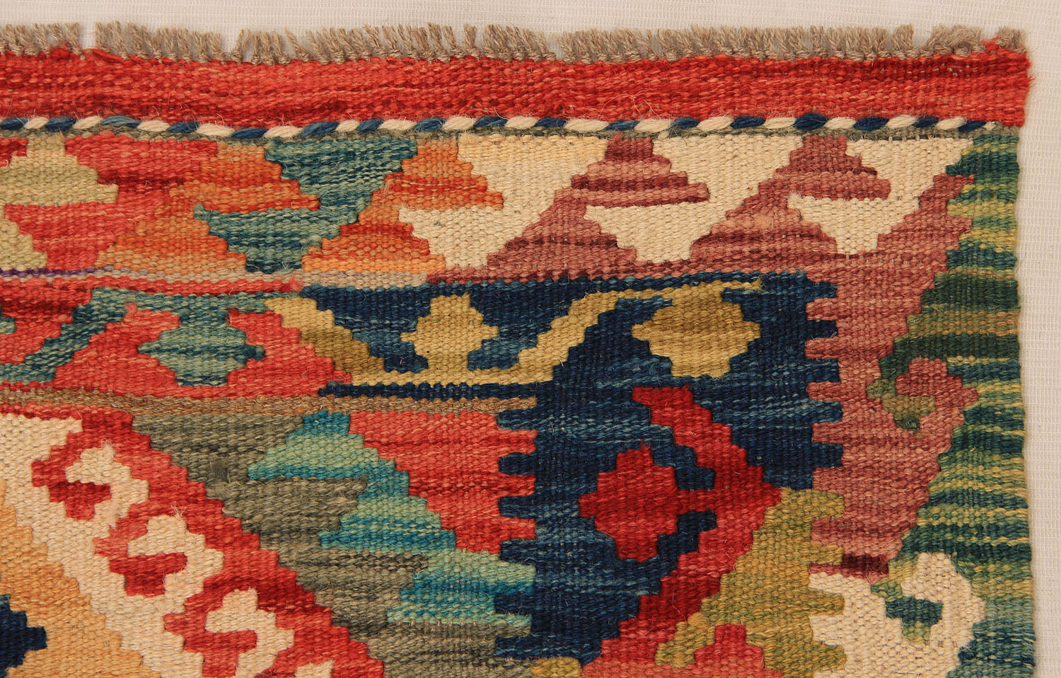 3' X 8'  Multy Handmade Veggie Dye Kilim Rug Runner