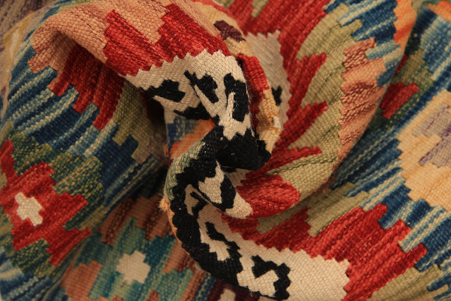 3' X 8'  Multy Handmade Veggie Dye Kilim Rug Runner