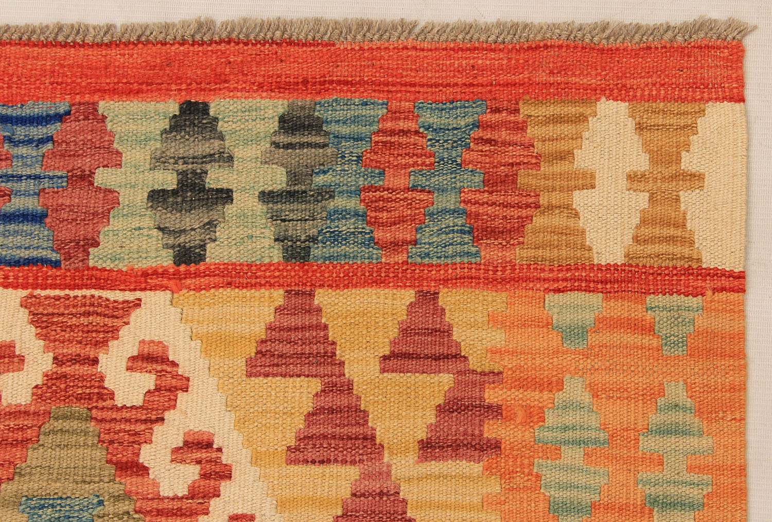3' X 8'  Multy Handmade Veggie Dye Kilim Rug Runner
