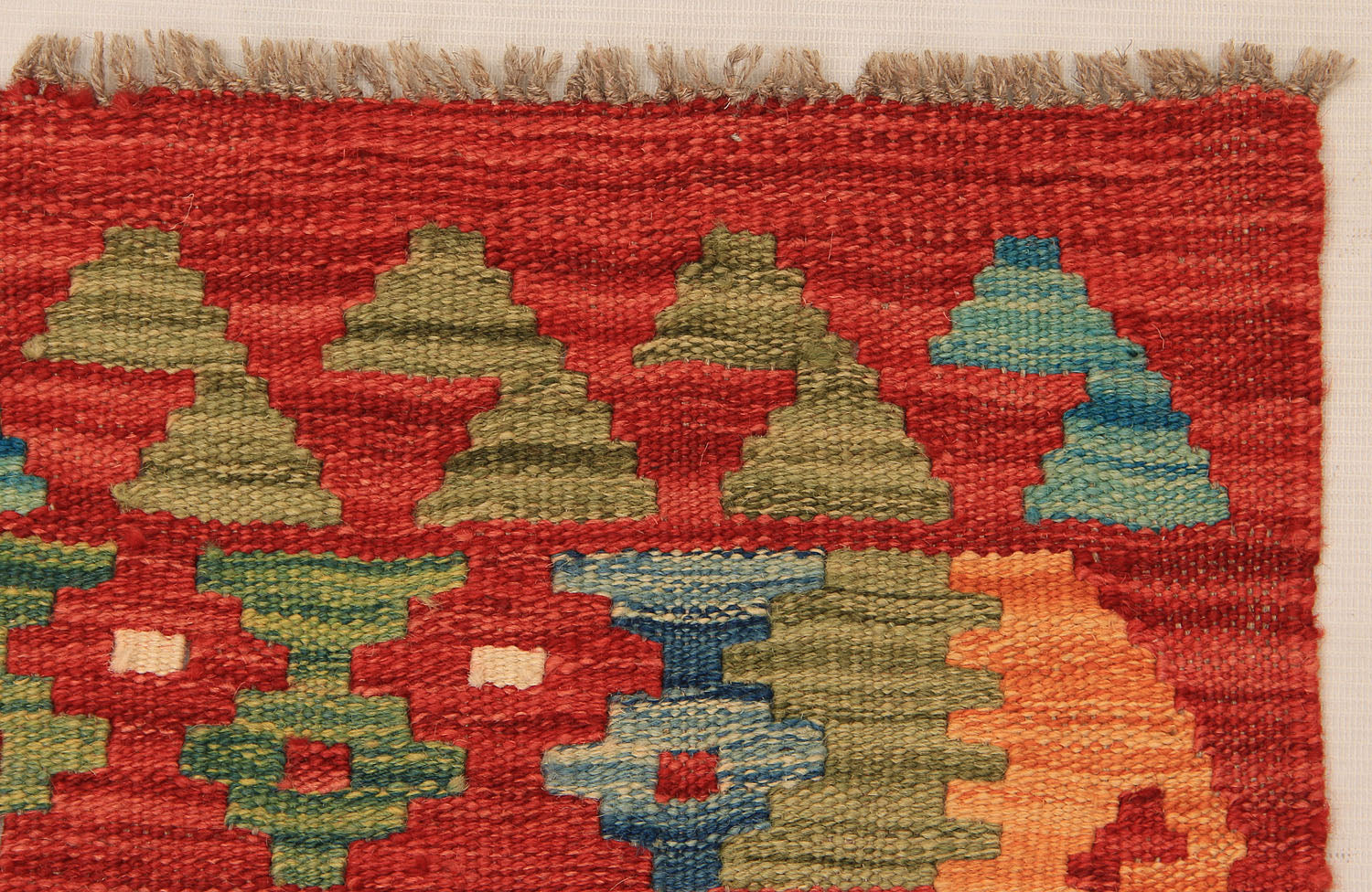 3' X 8'  Multy Handmade Veggie Dye Kilim Rug Runner