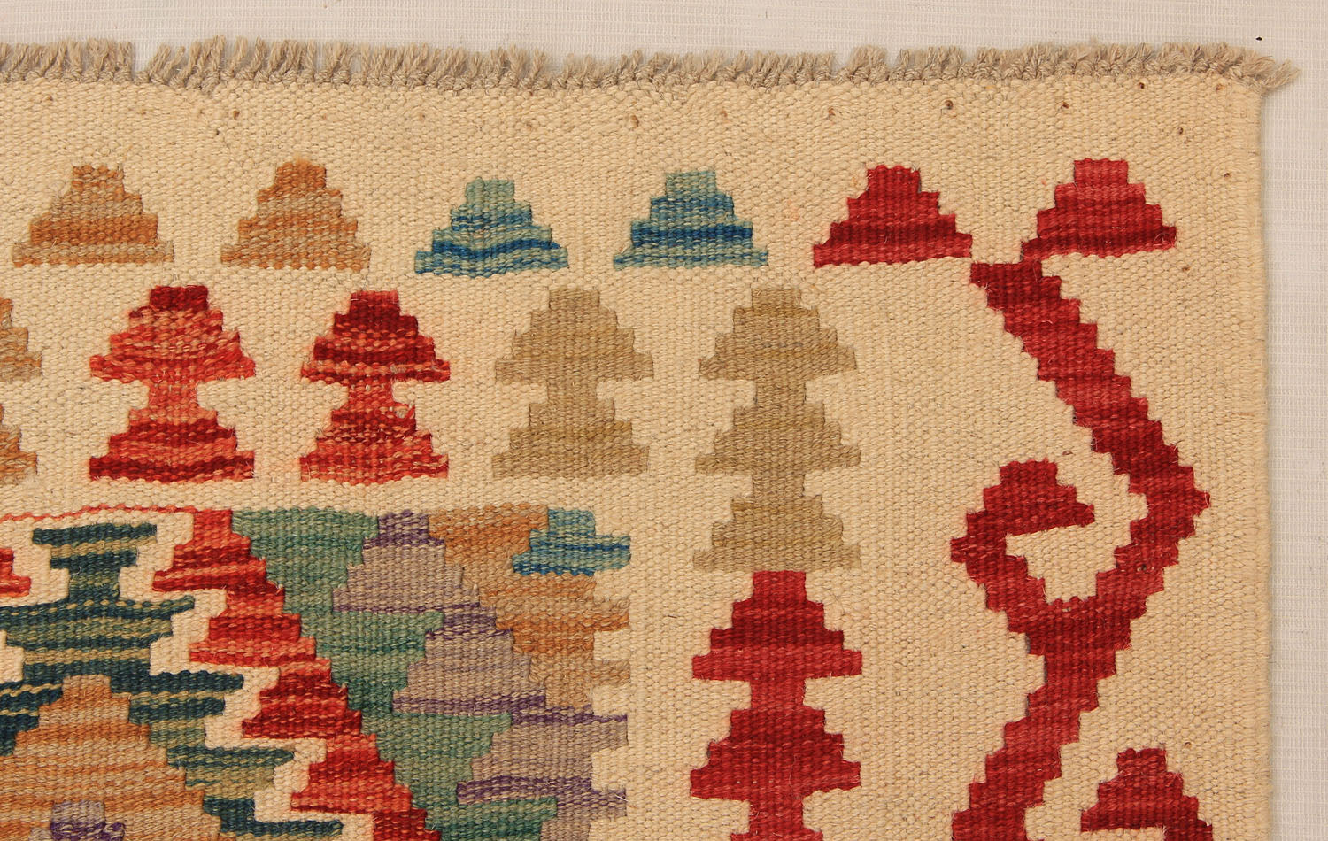 3' X 8'  Multy Handmade Veggie Dye Kilim Rug Runner