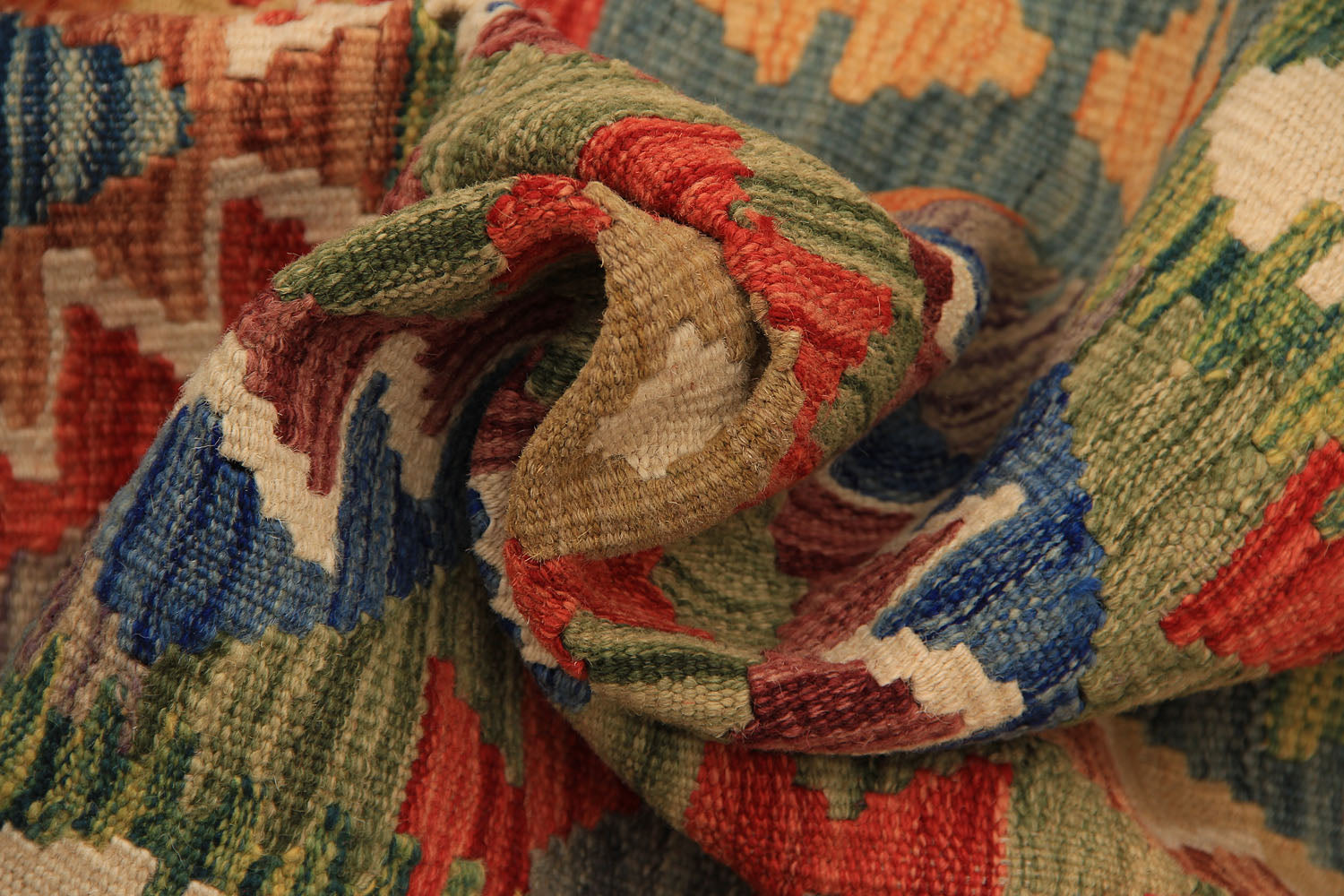 3' X 8'  Multy Handmade Veggie Dye Kilim Rug Runner