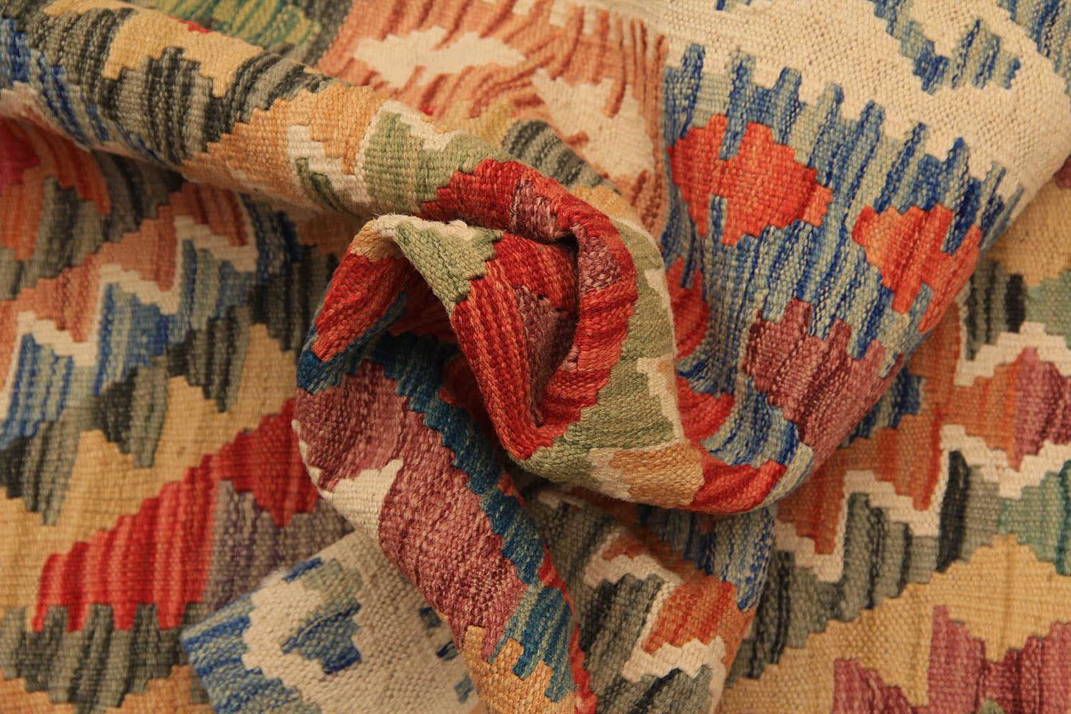 3' X 8'  Multy Handmade Veggie Dye Kilim Rug Runner
