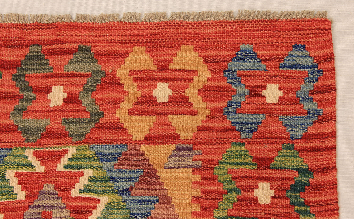 3' X 8'  Multy Handmade Veggie Dye Kilim Rug Runner