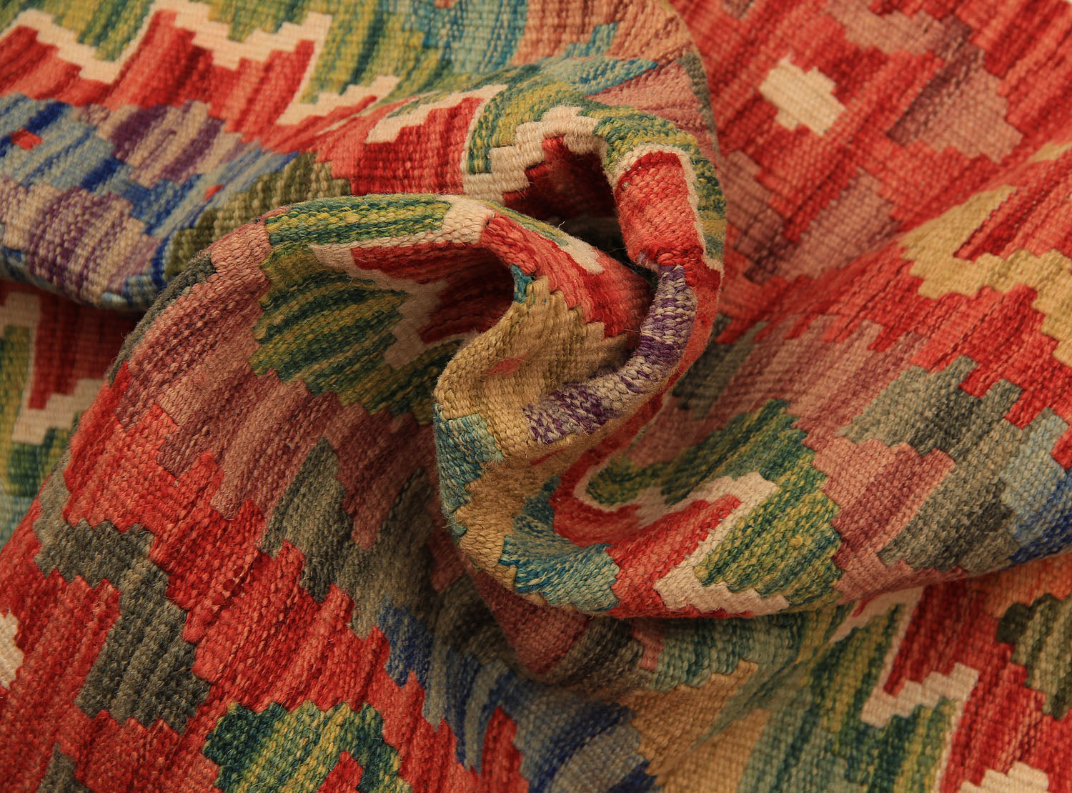 3' X 8'  Multy Handmade Veggie Dye Kilim Rug Runner
