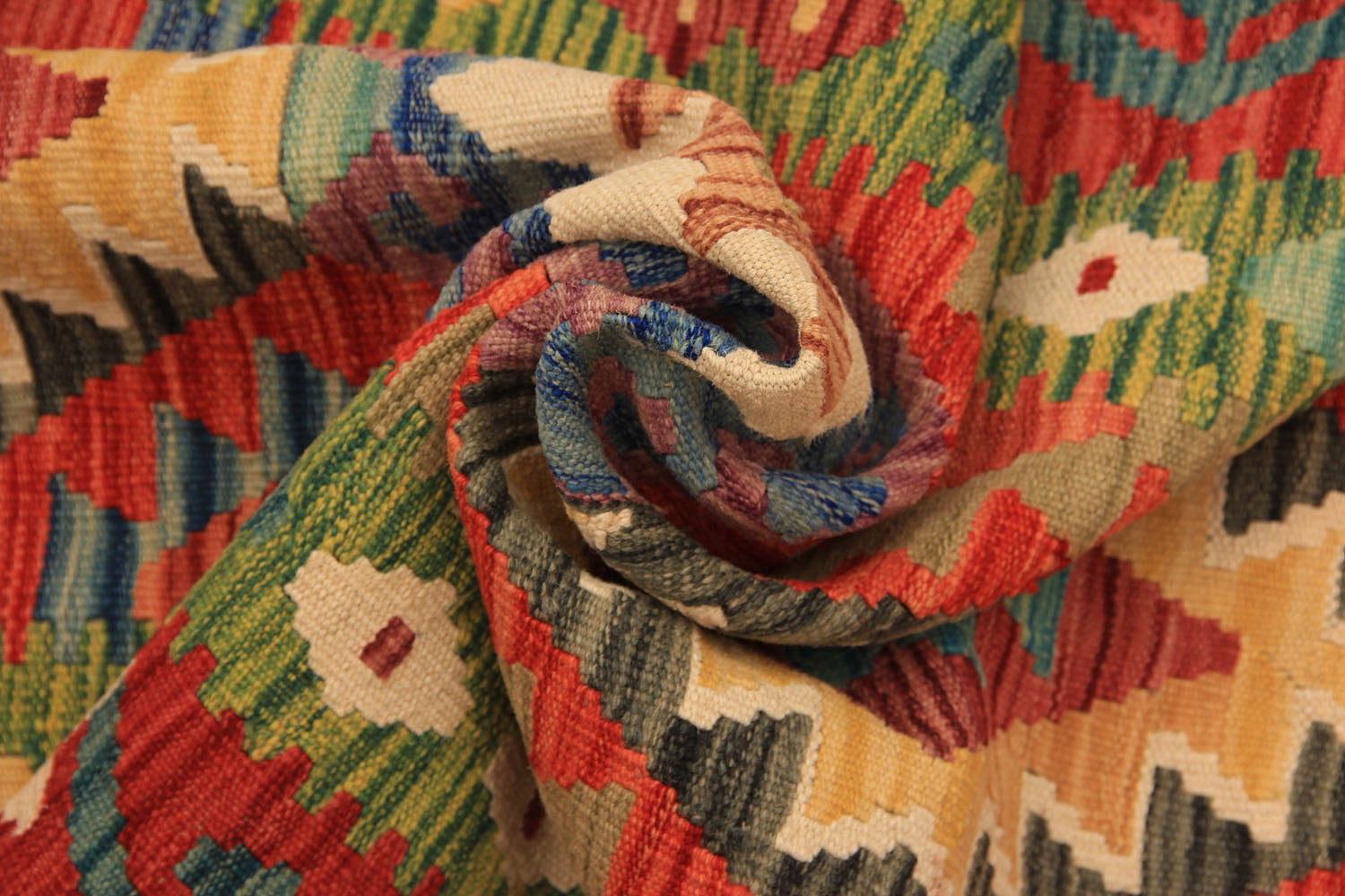 3' X 8'  Multy Handmade Veggie Dye Kilim Rug Runner