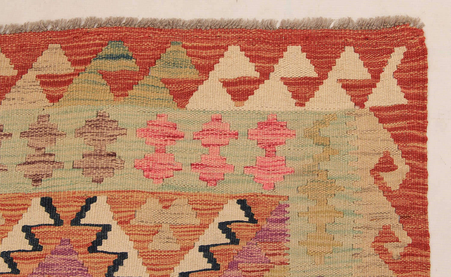 Multy Handmade Veggie Dye Kilim Rug Rectangular