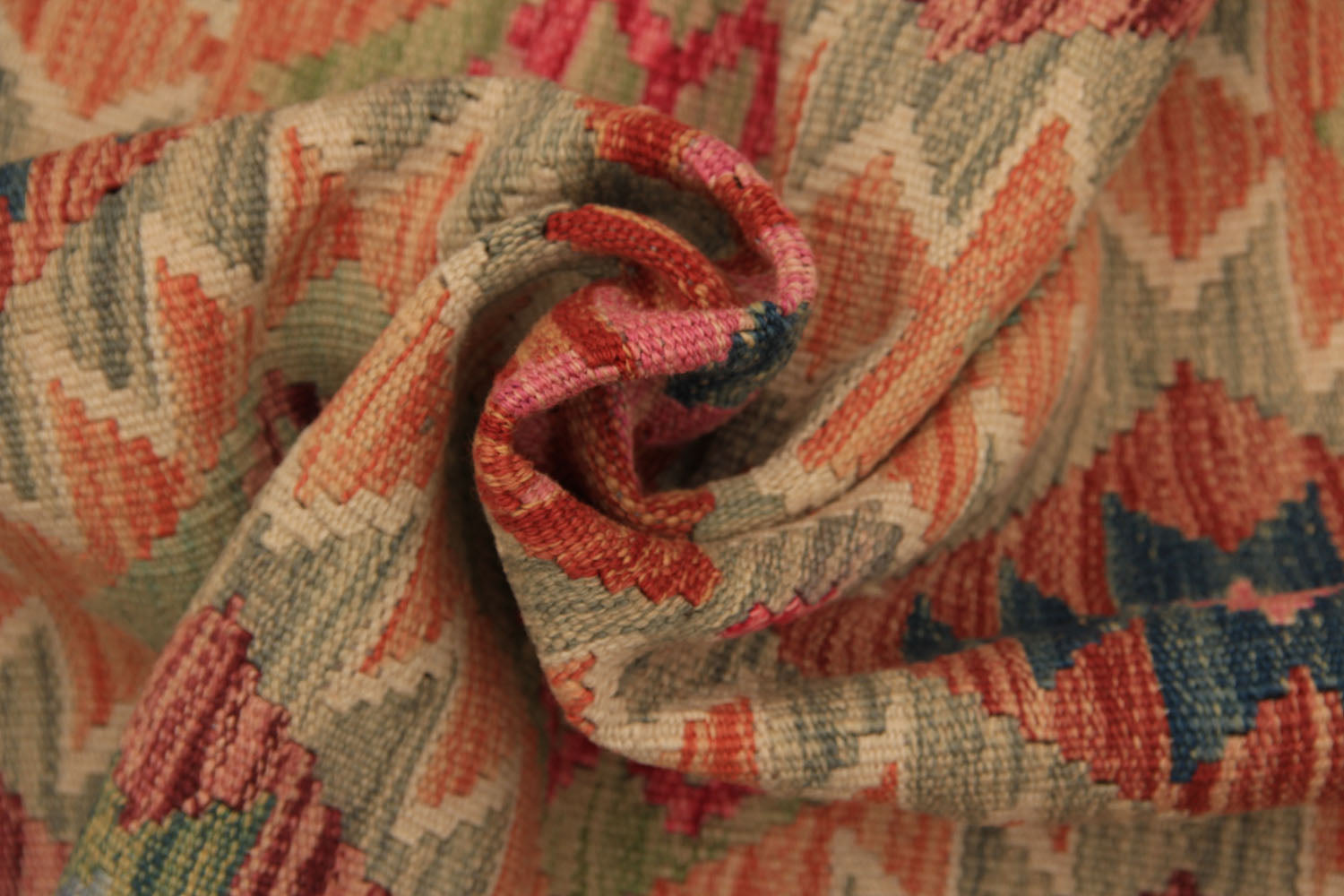 Multy Handmade Veggie Dye Kilim Rug Runner