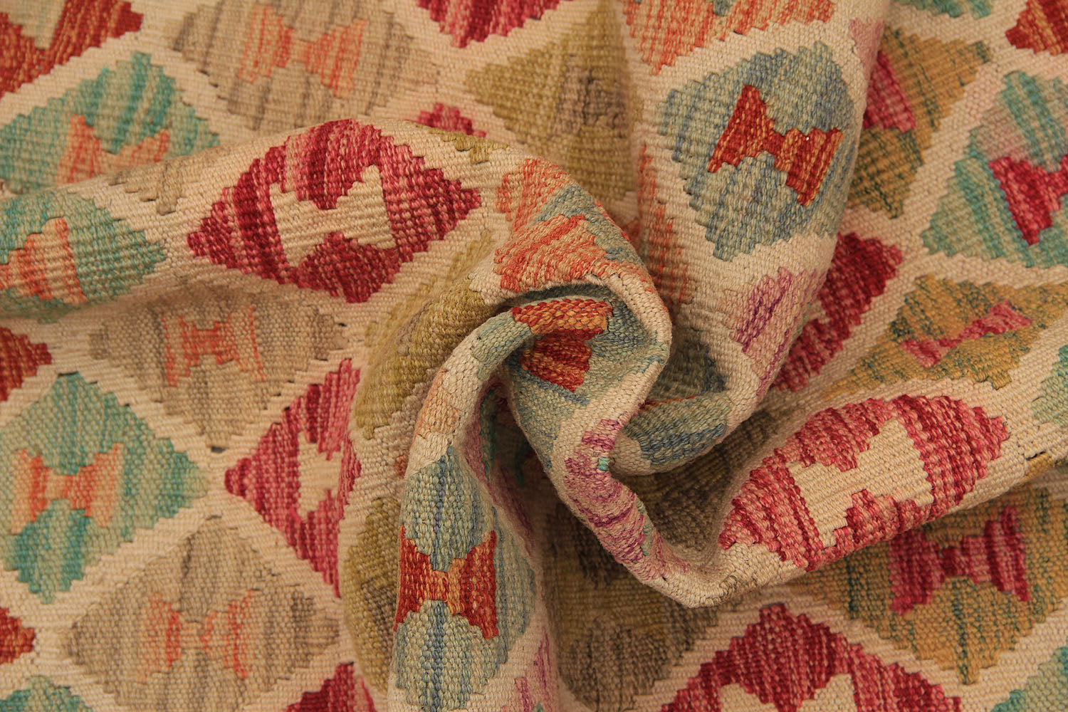 Multy Handmade Veggie Dye Kilim Rug Rectangular