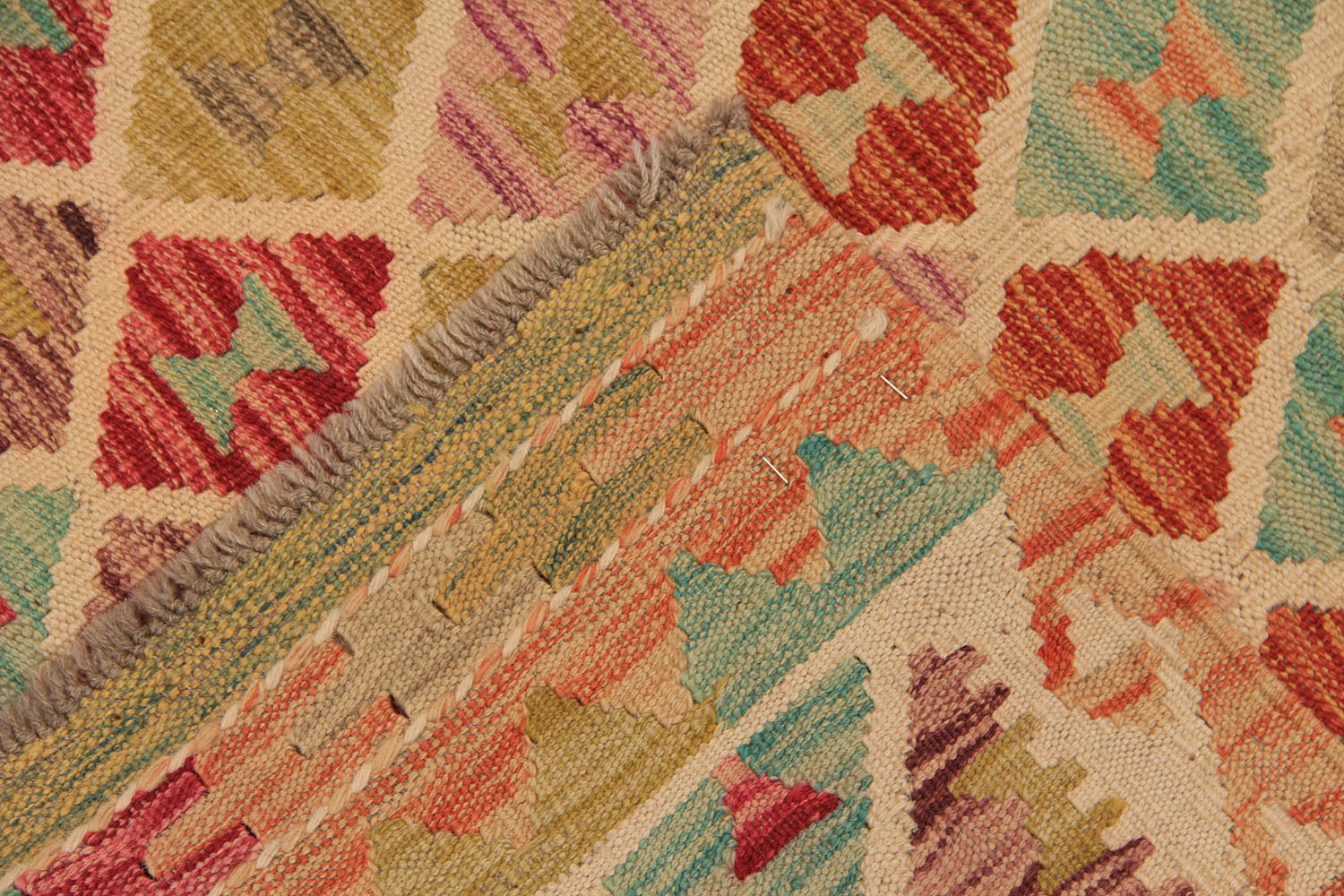 Multy Handmade Veggie Dye Kilim Rug Rectangular