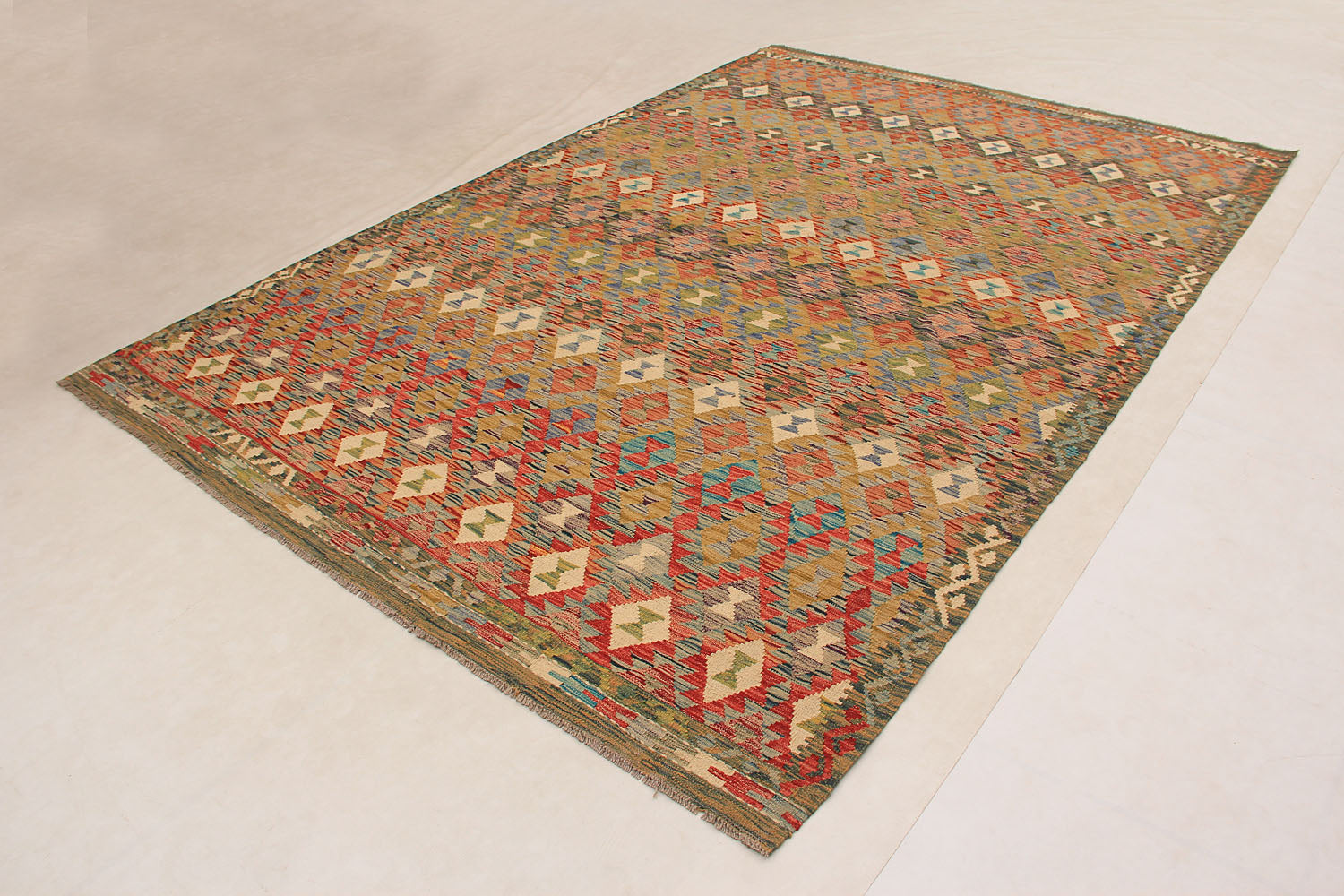 Handmade Veggie Dye Kilim Rug