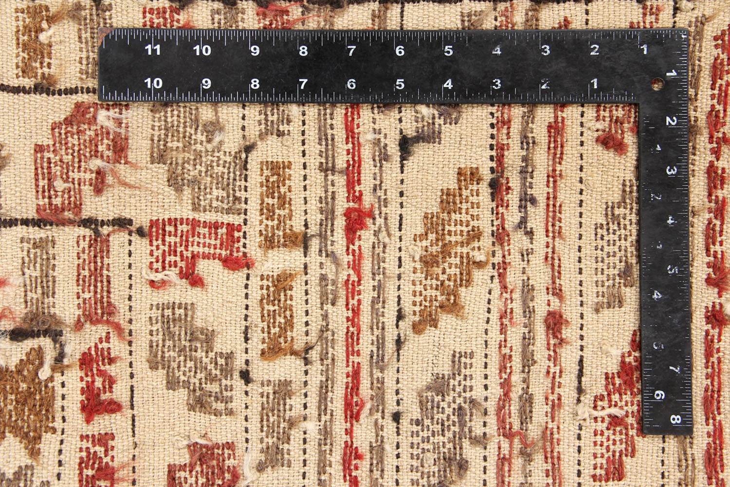 4' x 6'  Ivory Handmade Pai Murgh Soumak Kilim Rug Rectangular