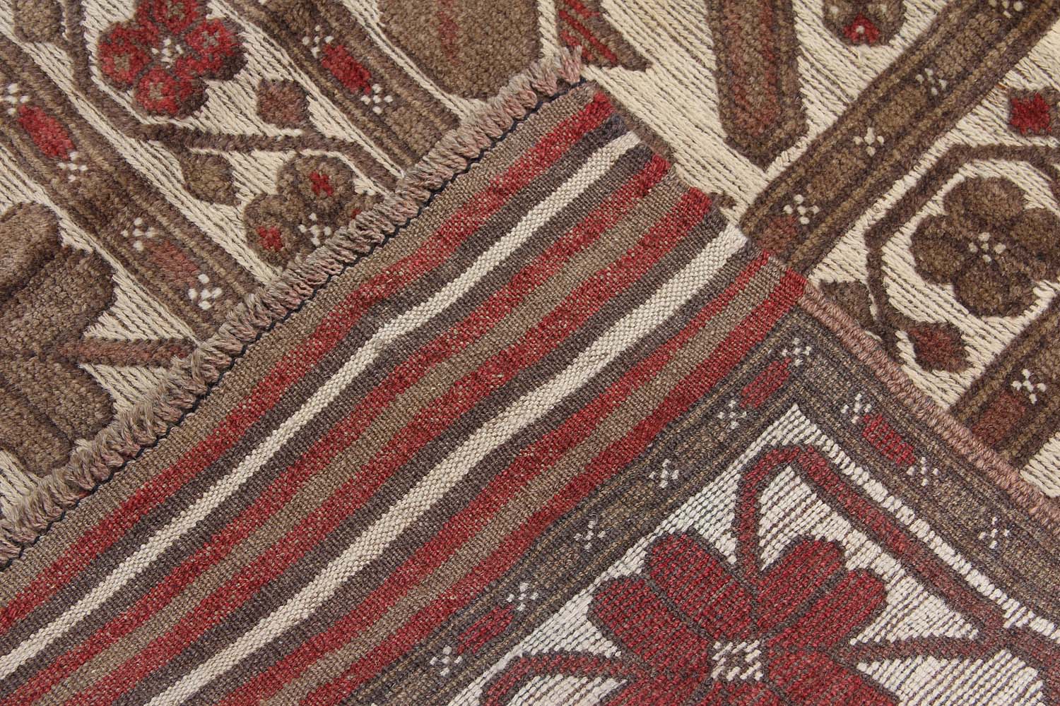 4' x 6'  Daar Cheeni Handmade Berjista Afghan Rug Rectangular
