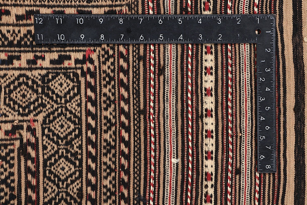 4' 6" x 6' 6  Multy Handmade Laghari Soumak Kilim Rug Rectangular