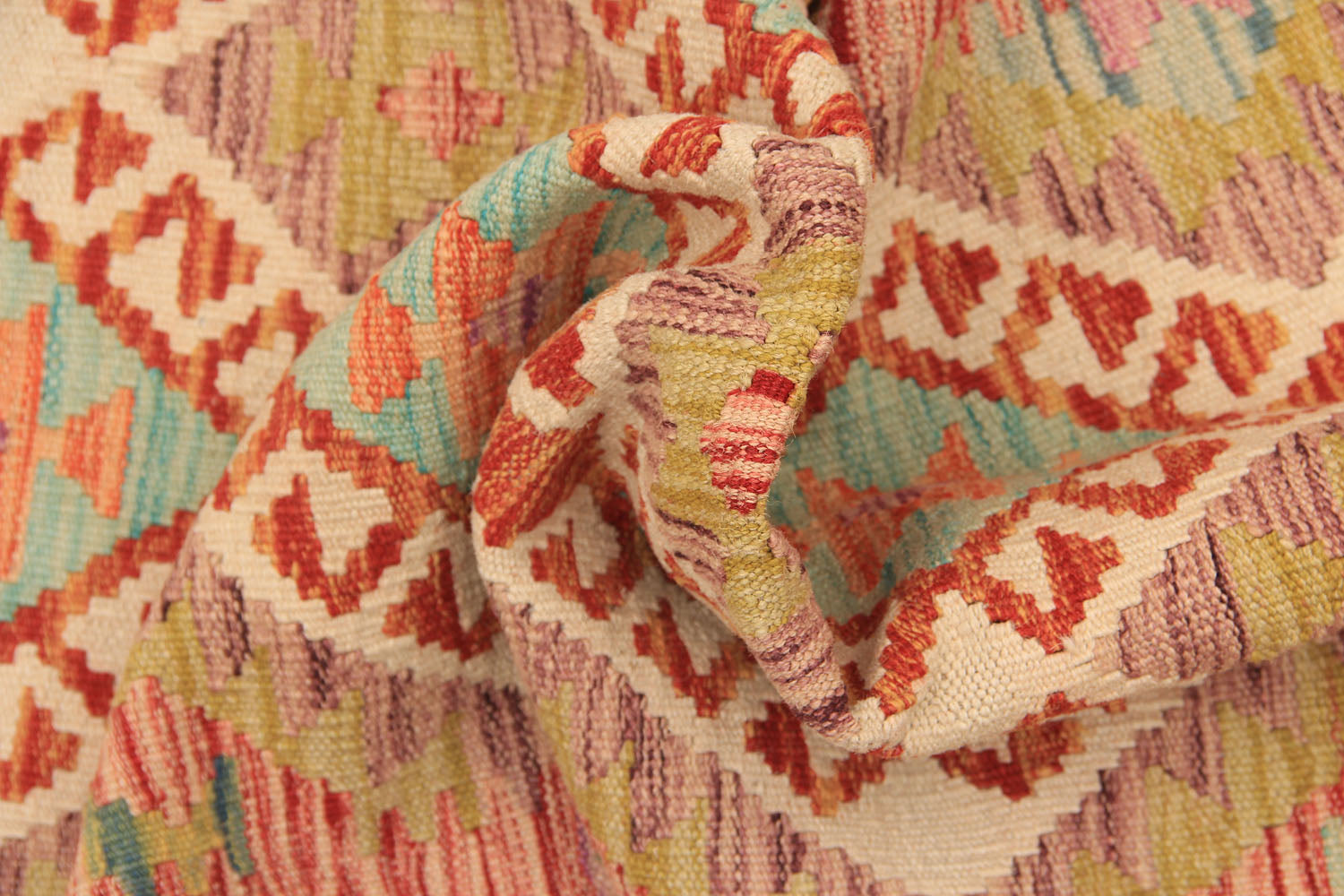3' X 8'  Multy Handmade Veggie Dye Kilim Rug Runner