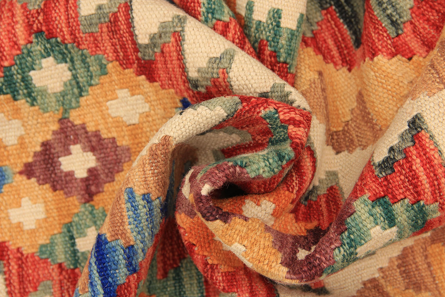 2' 6" x 8'  Multy Handmade Veggie Dye Kilim Rug Runner