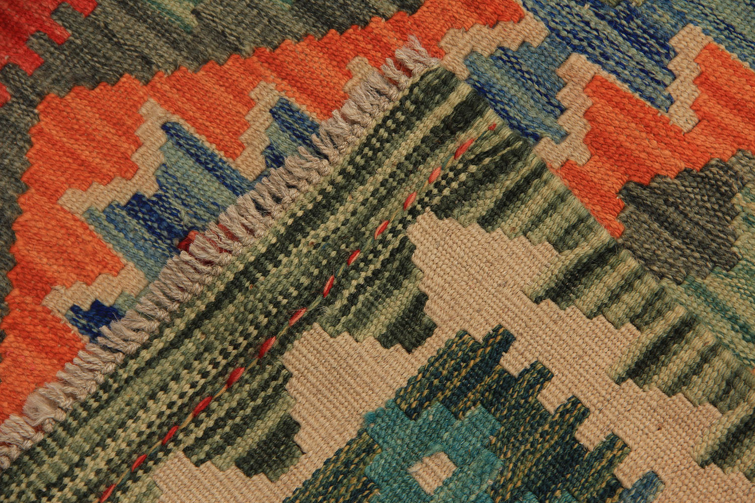 3' X 8'  Multy Handmade Veggie Dye Kilim Rug Runner