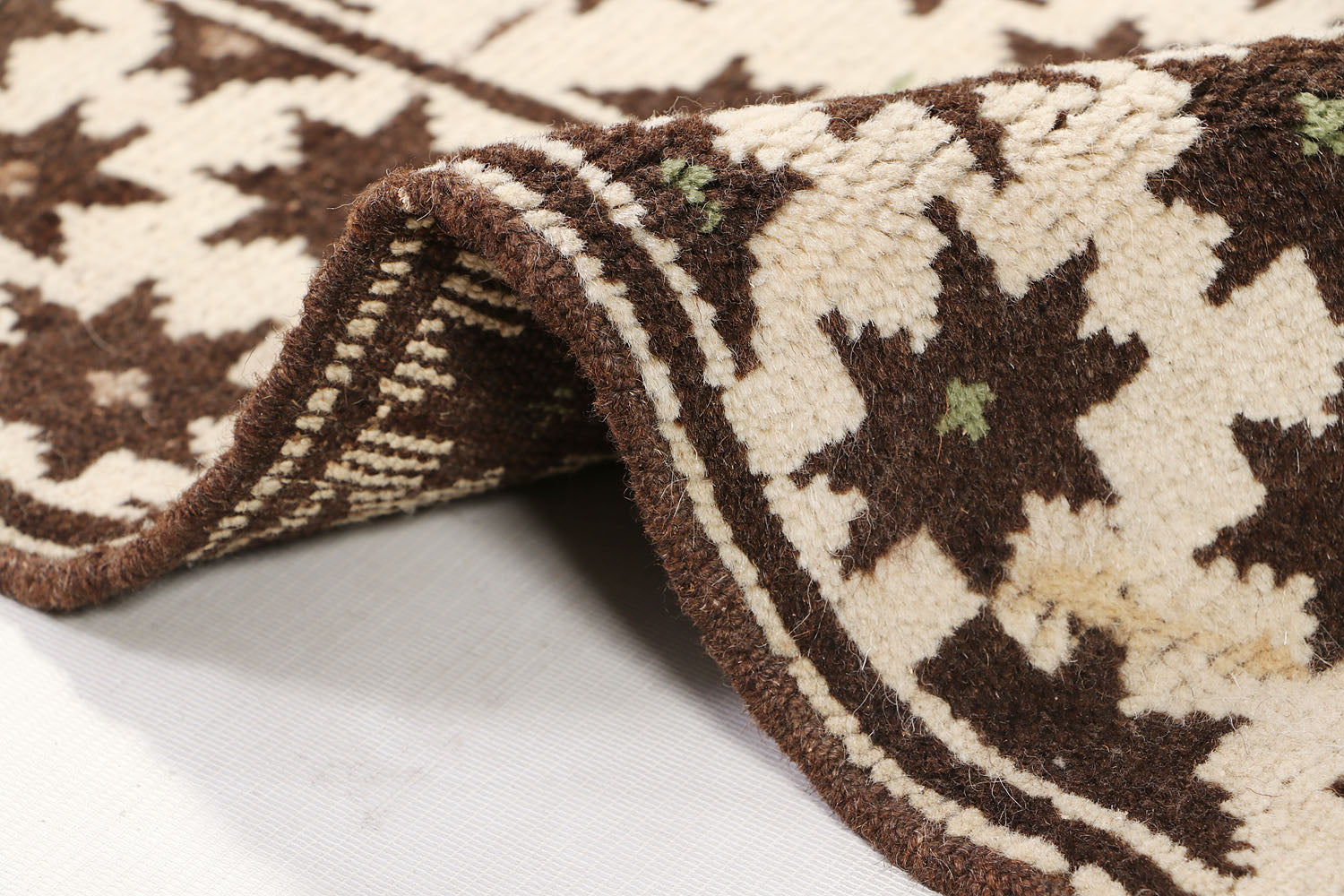 3' X 5'  Ivory Handmade Natural Taimani Carpets Afghan Rectangular