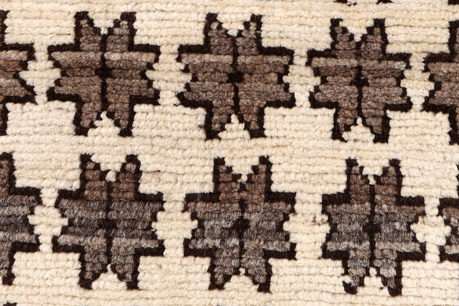 3' X 4'  Ivory Handmade Natural Taimani Carpets Afghan Rectangular