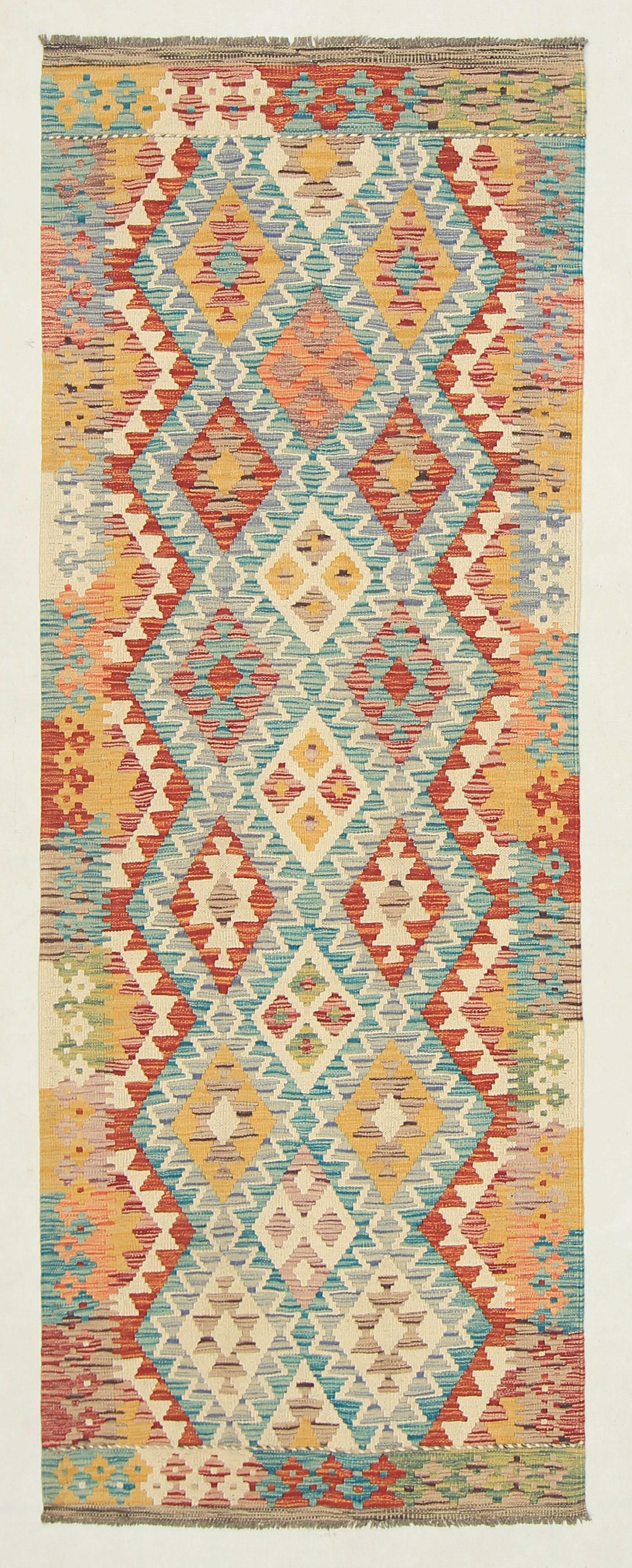 Multy Handmade Veggie Dye Kilim Rug Rectangular