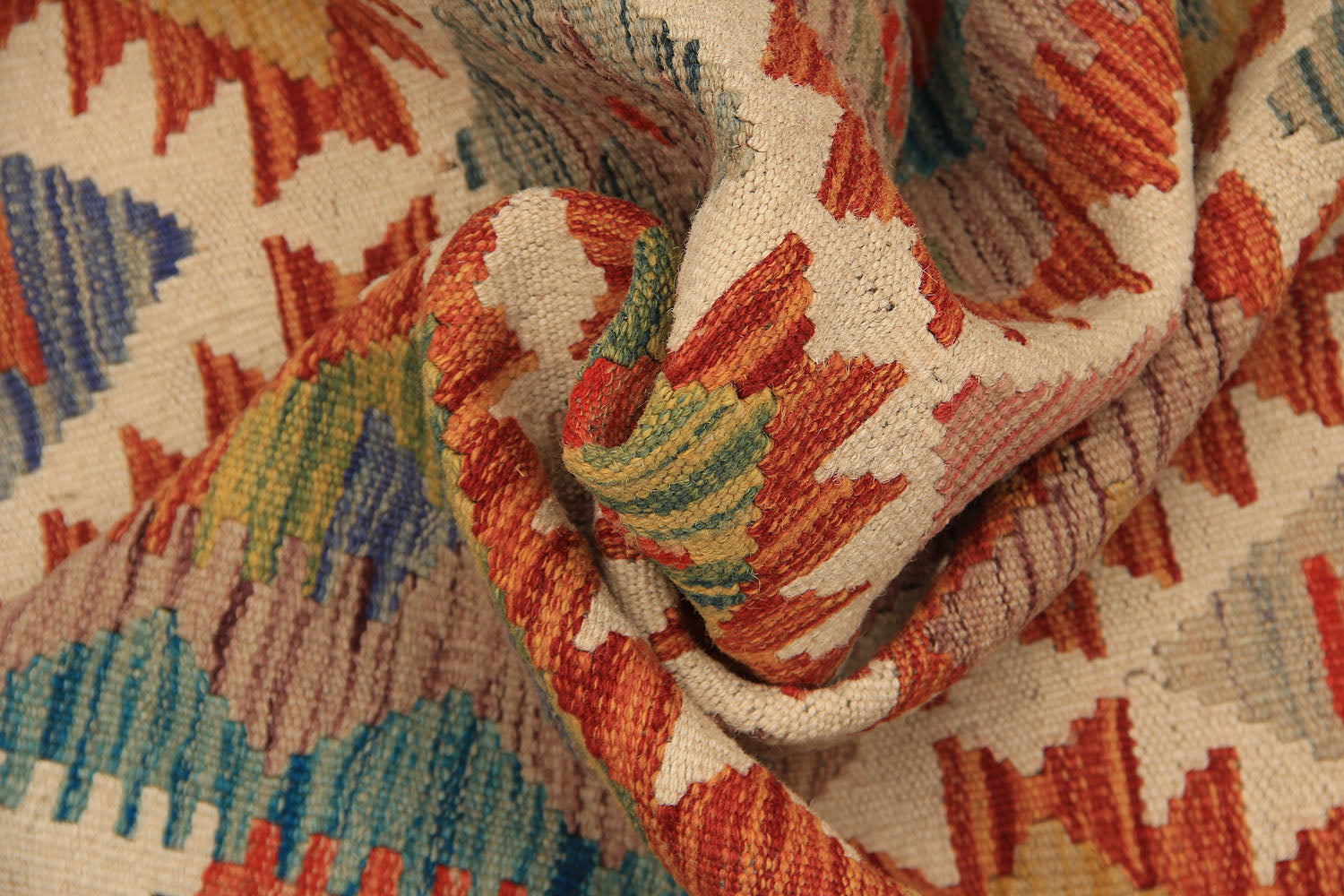 3' X 8'  Multy Handmade Veggie Dye Kilim Rug Runner