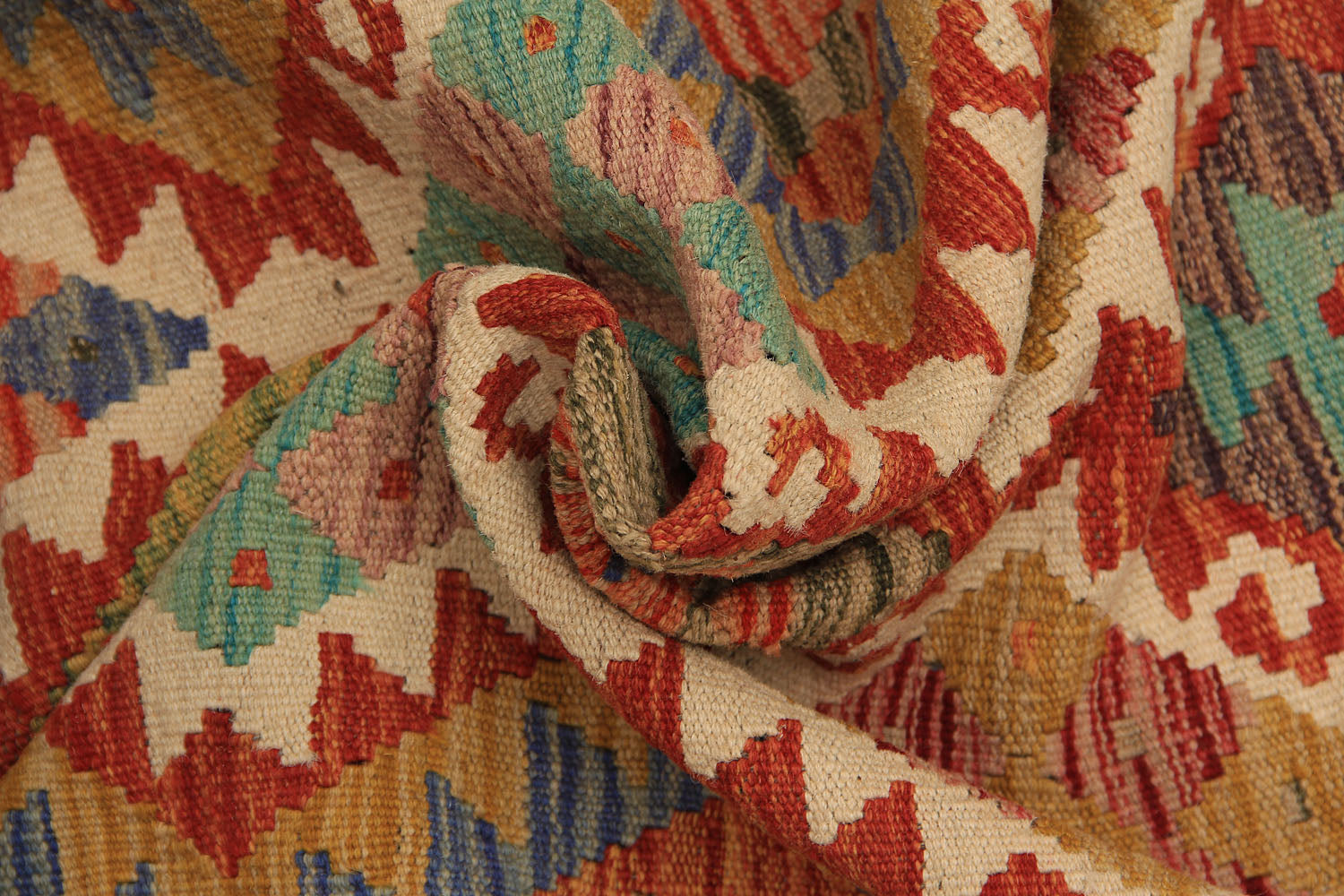 3' X 8'  Multy Handmade Veggie Dye Kilim Rug Runner