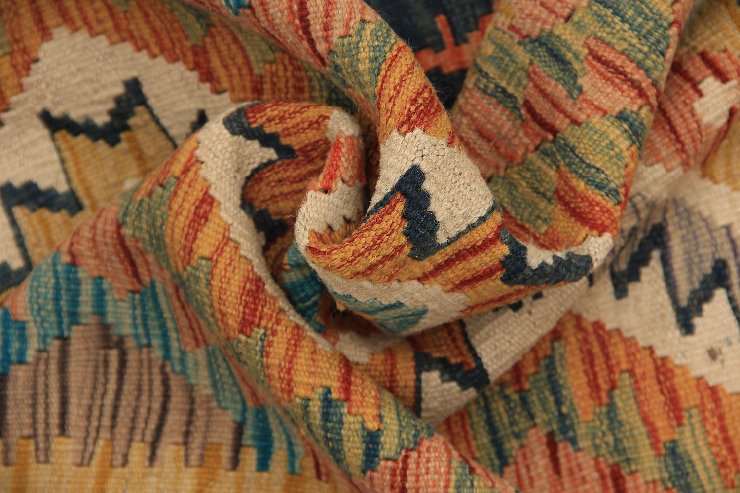 3' X 8'  Multy Handmade Veggie Dye Kilim Rug Runner