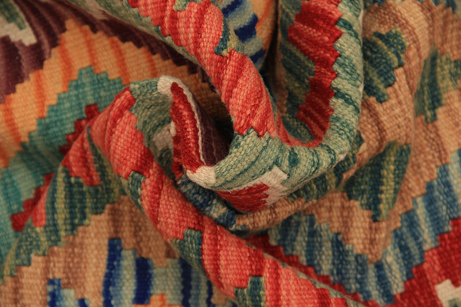 3' X 8'  Multy Handmade Veggie Dye Kilim Rug Runner
