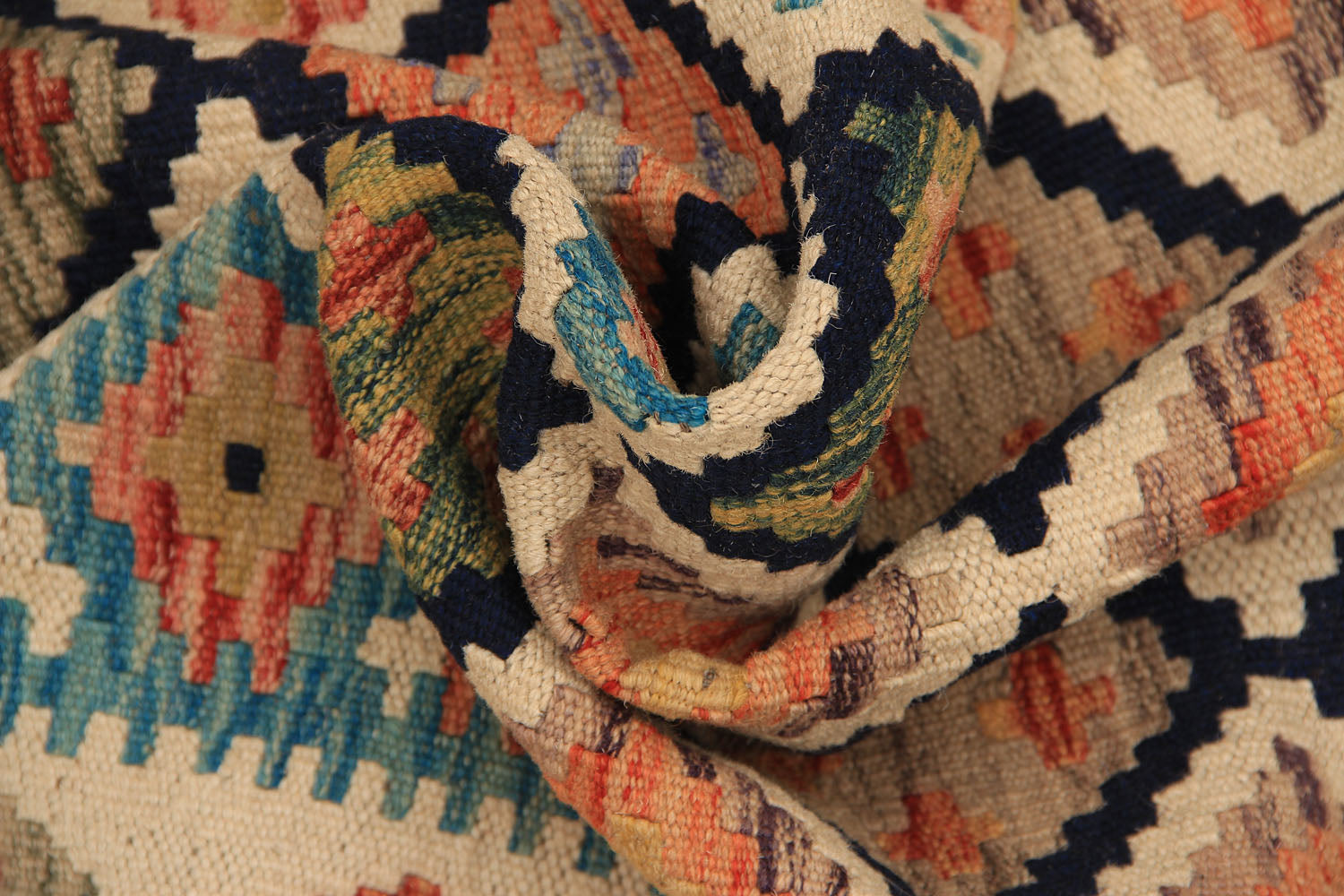 3' X 8'  Multy Handmade Veggie Dye Kilim Rug Runner