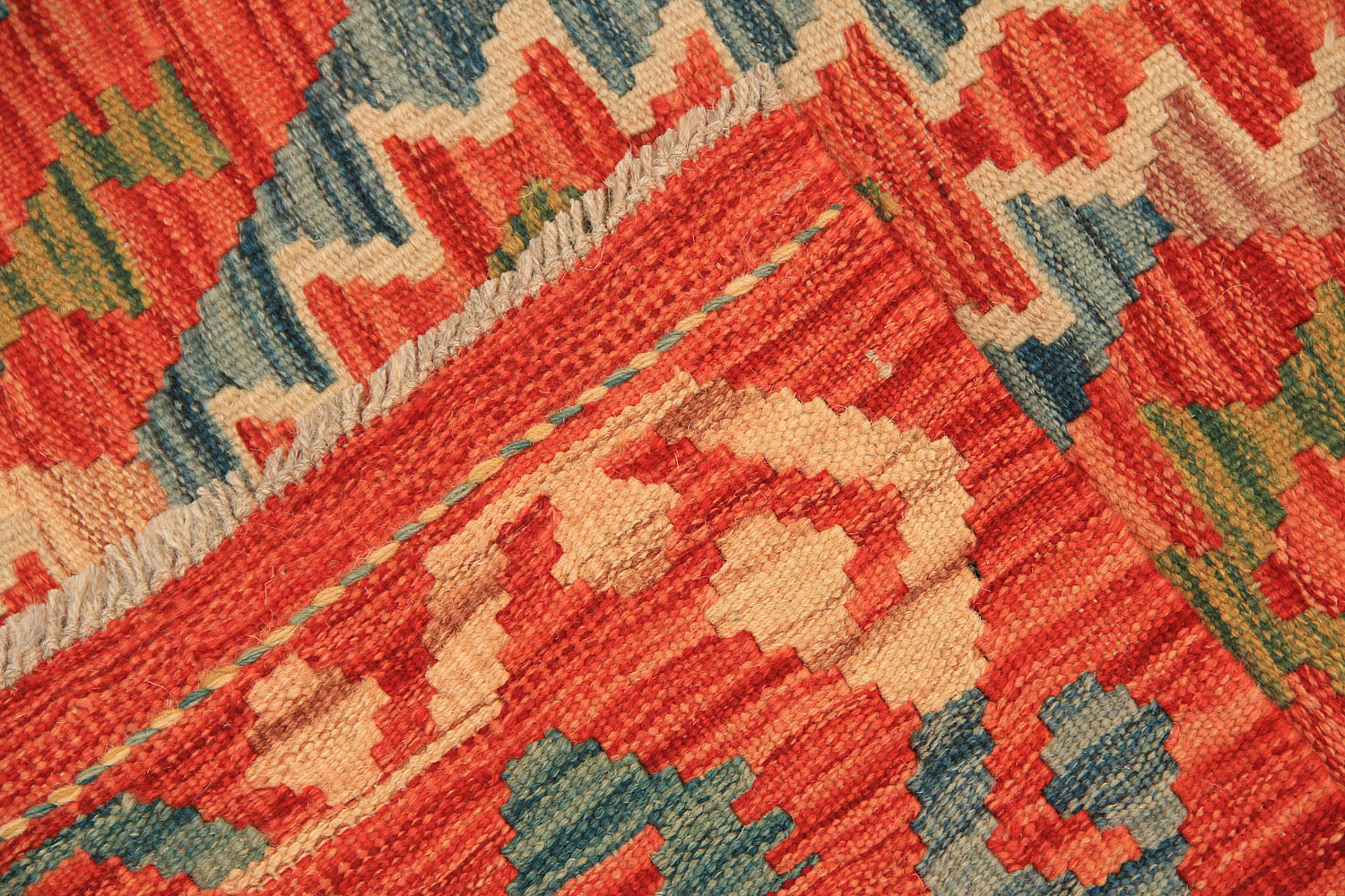 3' X 8'  Multy Handmade Veggie Dye Kilim Rug Runner