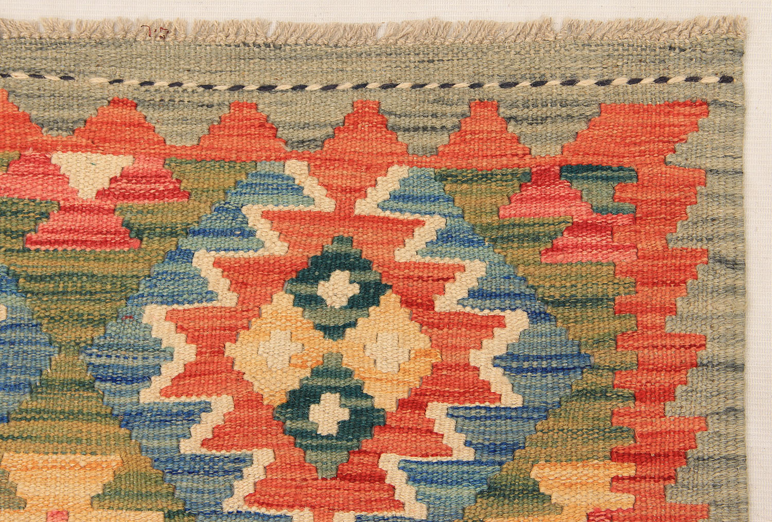 3' X 8'  Multy Handmade Veggie Dye Kilim Rug Runner