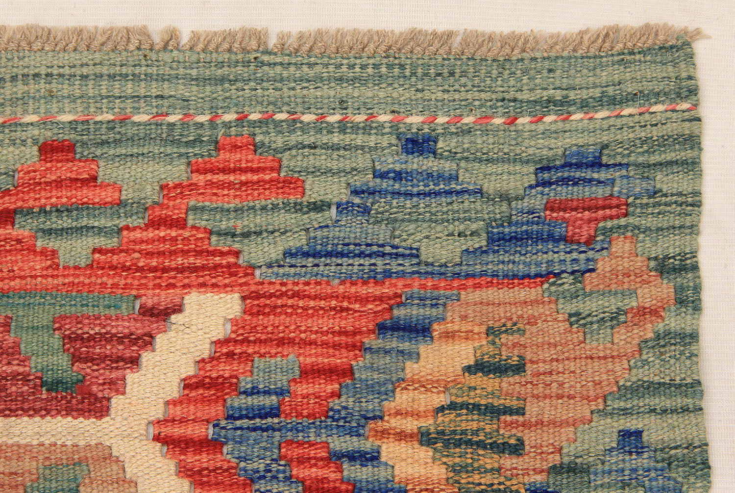 2' 6" x 8'  Multy Handmade Veggie Dye Kilim Rug Runner